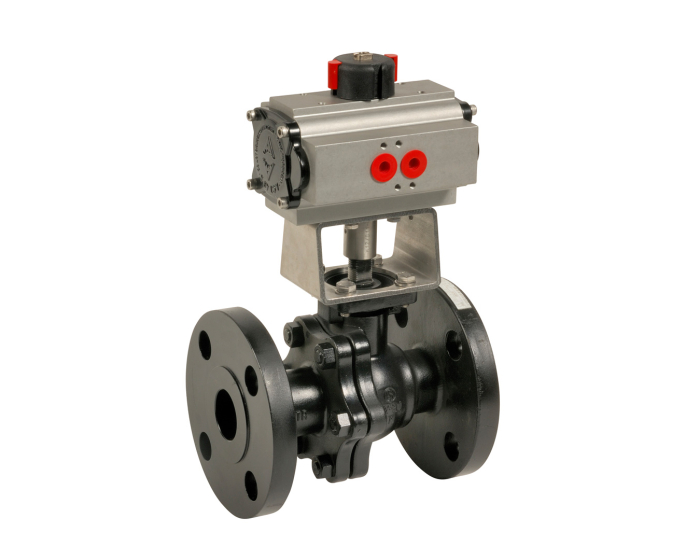 Carbon steel ball valve 768 + ADA/ASR pneumatic actuator
